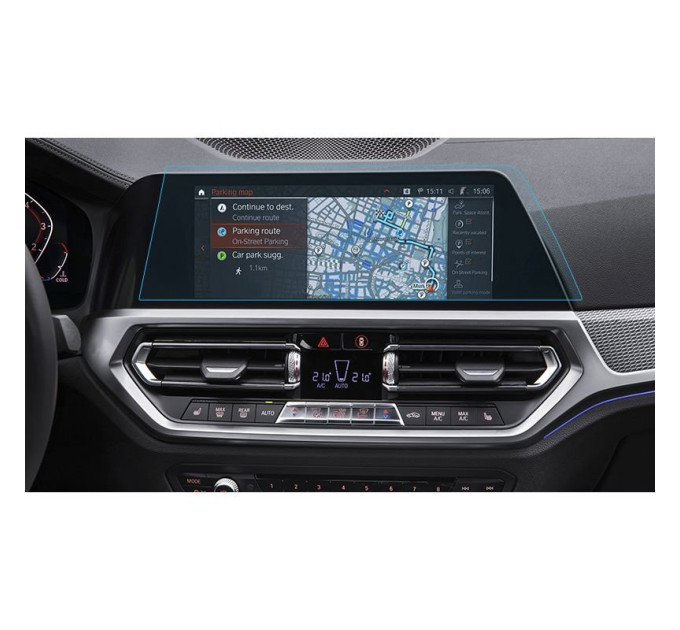 Захисне скло на монітор 8 BMW 3 2019- (G20) (матове) Pixsel BMW-3211-M