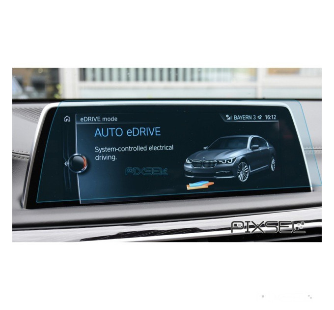 Захисне скло на монітор BMW 7 / M7 2019- (G11) (гартоване) Pixsel BMW-2100-T