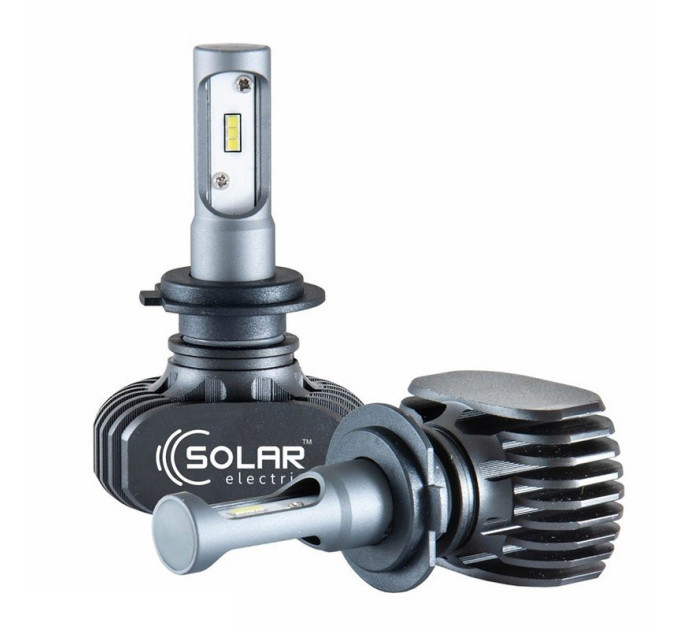 Світлодіодні лампи Solar LED H7 12/24V 6000K 50W Seoul CSP