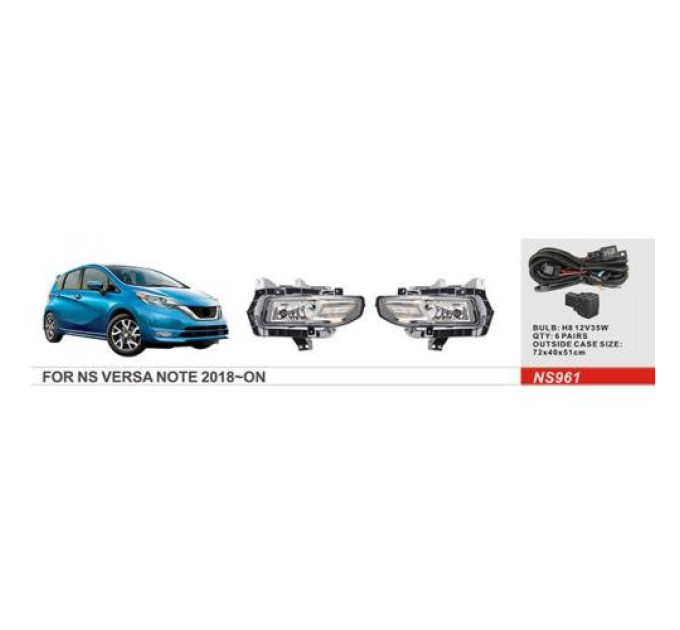 Протитуманні фари Vitol NS-961 Nissan Versa Note 2018