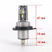 Світлодіодні лампи Cyclone LED H4 H/L 6000K type 32 v2