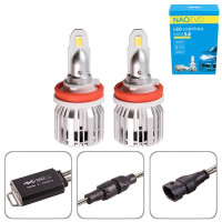 Світлодіодні лампи PULSO NAOEVO S4 LED H8/H9/H11/H16 Flip Chip 9-16V 30W 3600Lm 3000K/4300K/6500K Світлодіодні лампи PULSO NAOEVO S4 LED H8/H9/H11/H16 Flip Chip 9-16V 30W 3600Lm 3000K/4300K/6500K