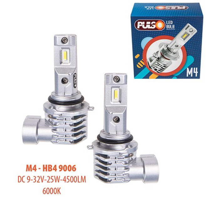 Світлодіодні лампи PULSO M4-HB4 9006 6000K