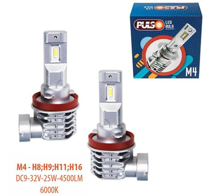 Світлодіодні лампи PULSO M4-H8/H9/H11H16 6000K