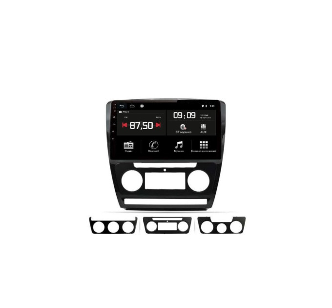 Штатна магнітола Torssen Skoda Octavia A5 08-13 black MQD10232 DSP