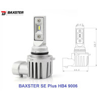 Світлодіодні лампи Baxster SE Plus HB4 9006 6000K