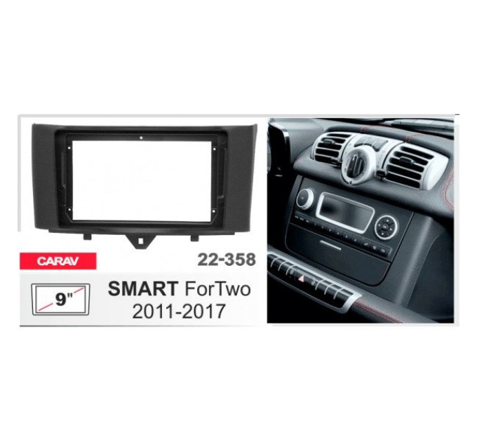 Перехідна рамка Smart ForTwo Carav 22-358