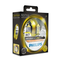 Комплект галогенних ламп Philips ColorVision Yellow 12972CVPYS2 H7 3350K