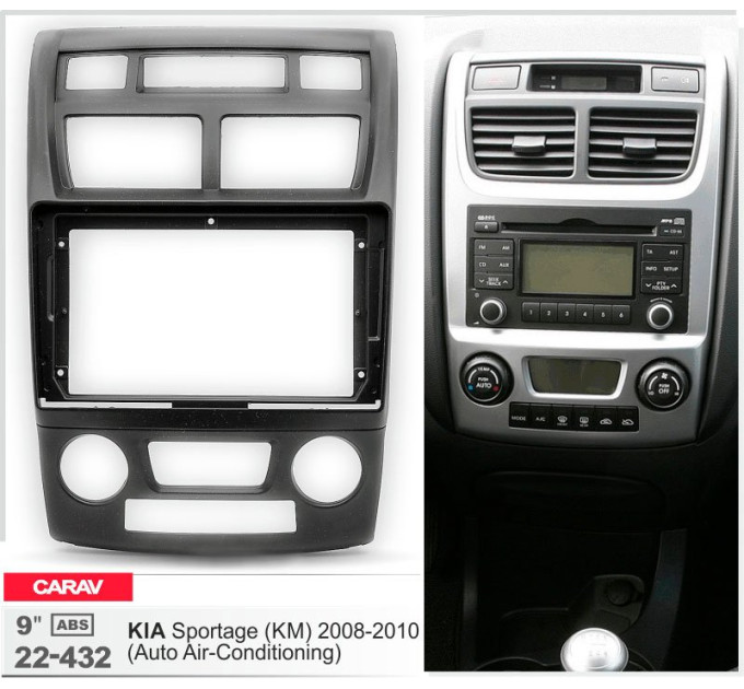 Перехідна рамка KIA Sportage Carav 22-432