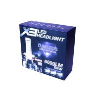Світлодіодні лампи AllLight X3 H4 50W 6000K 6000lm Світлодіодні лампи AllLight X3 H4 50W 6000K 6000lm