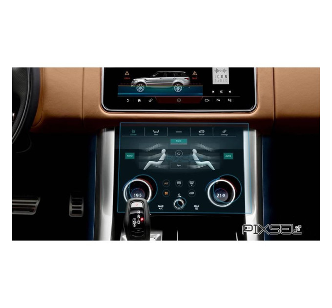 Захисне скло на клімат контроль Land Rover Sport 2018- (глянсове) Pixsel RR-1386-H