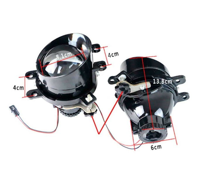 Протитуманні біксенонові лінзи TORSSEN FOG LIGHT 3''