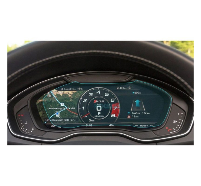 Захисне скло на панель приладів Audi A4 / S4 2015-2018 (глянсове) Pixsel AUDI-2370-H