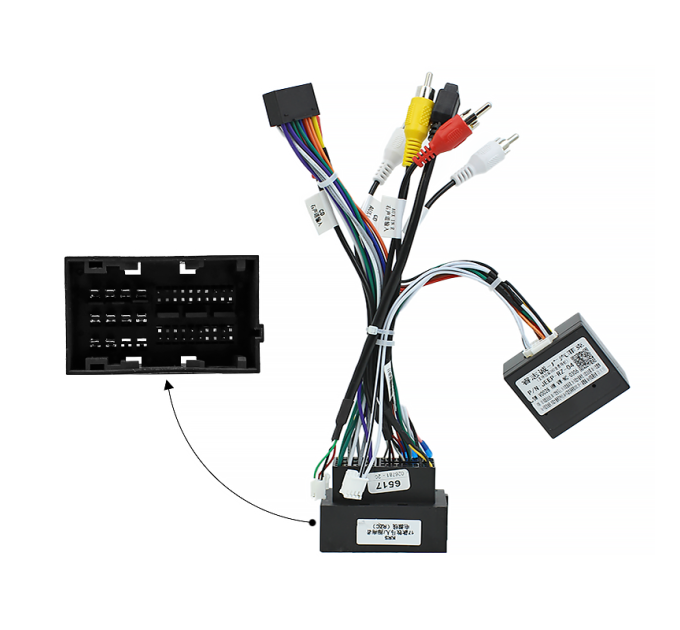 Перехідник для магнітол Element 6517 Jeep Cherokee (KL; 2015-2019)/Jeep Wrangler (JL; 2018+) CAN-BUS