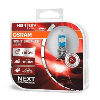 Комплект галогенних ламп OSRAM Night Breaker LASER NG 9006NL-HCB 51W HB4 12V P22d Комплект галогенних ламп OSRAM Night Breaker LASER NG 9006NL-HCB 51W HB4 12V P22d