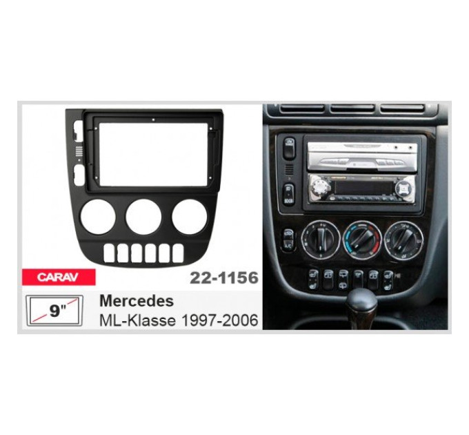 Перехідна рамка Mercedes ML-Klasse Carav 22-1156