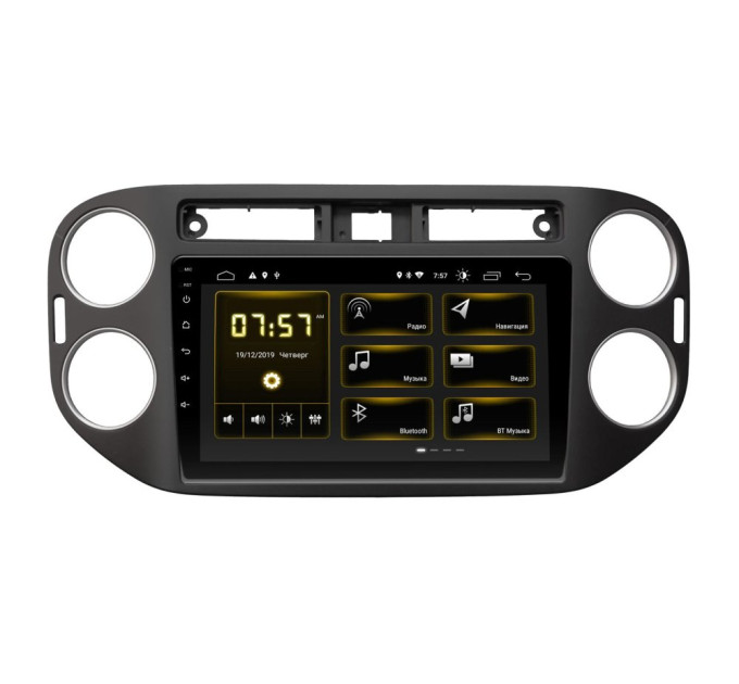 Штатна магнітола Incar DTA-1077 для Volkswagen Tiguan 2011-2016 Black