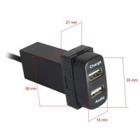 USB роз'єм Mitsubishi CARAV 17-107 USB роз'єм Mitsubishi CARAV 17-107