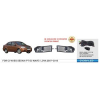 Протитуманні фари Vitol CV-304-LED FOG+DRL Chevrolet Aveo Sedan II 2006-12 Протитуманні фари Vitol CV-304-LED FOG+DRL Chevrolet Aveo Sedan II 2006-12
