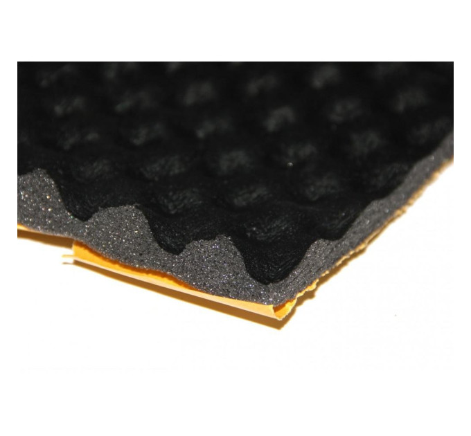 Шумоізоляція AudioSystem SW Foam Wave 15 Black PU (1,0х0,5)