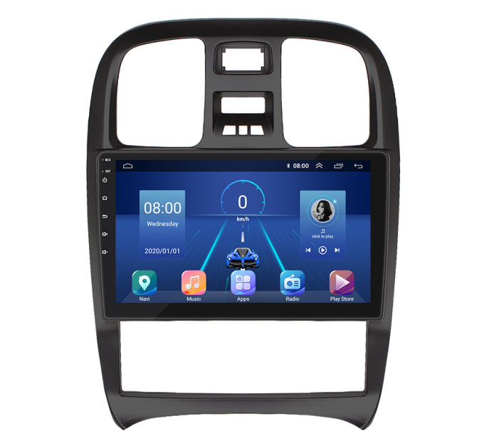 Штатна магнітола Hyundai Sonata IV (EF) 2001-2012 Element 6/128 4G CarPlay
