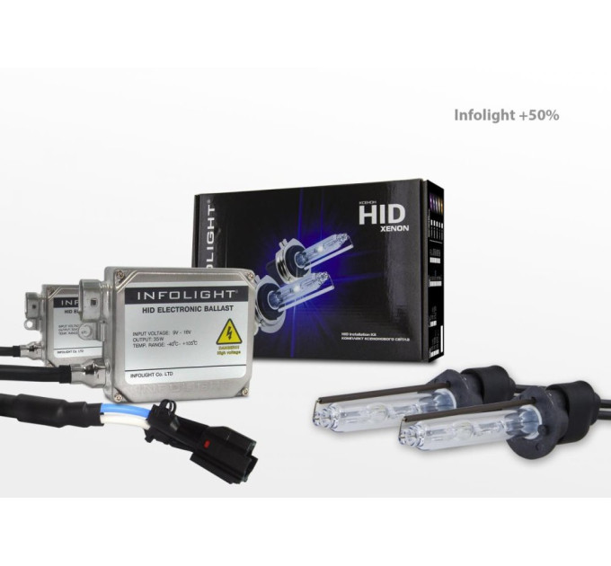 Комплект ксенону Infolight +50% H1 6000К