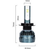 Світлодіодні лампи DriveX ME-03 H7 6000K LED