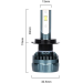 Світлодіодні лампи DriveX ME-03 H7 6000K LED