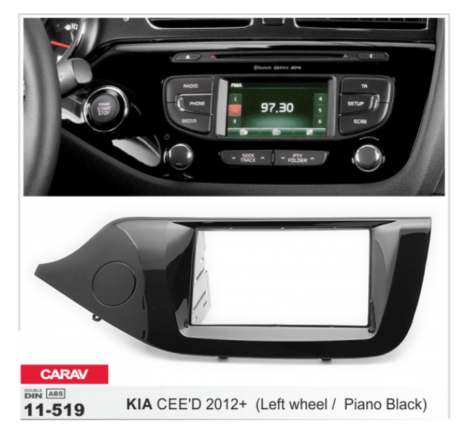 Перехідна рамка KIA Ceed Carav 11-519