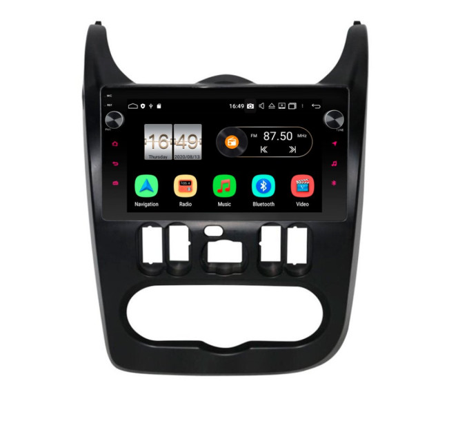 Штатна магнітола Torssen Renault Sandero/Duster 07-09 MP9232 круговий огляд