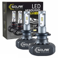 Світлодіодні лампи Solar LED H7 12/24V 6000K 50W Seoul CSP