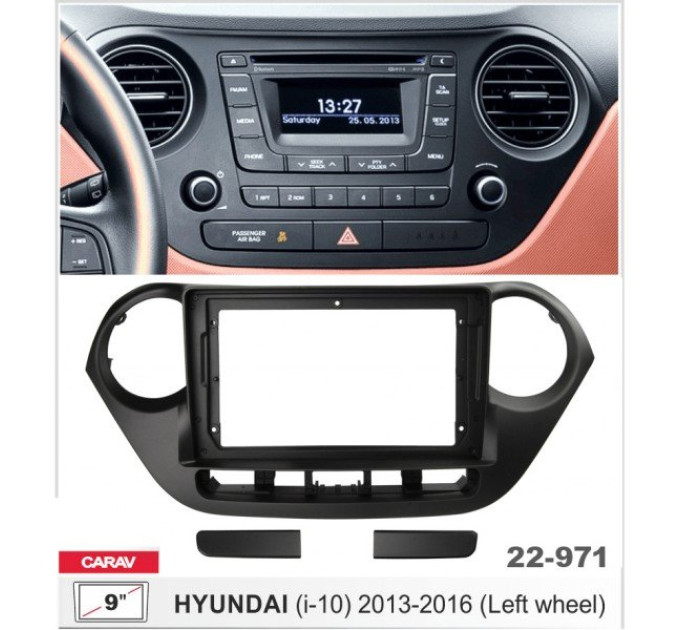 Перехідна рамка Hyundai i10 Carav 22-971