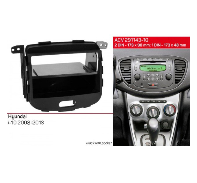 Перехідна рамка Hyundai i-10 ACV 291143-10