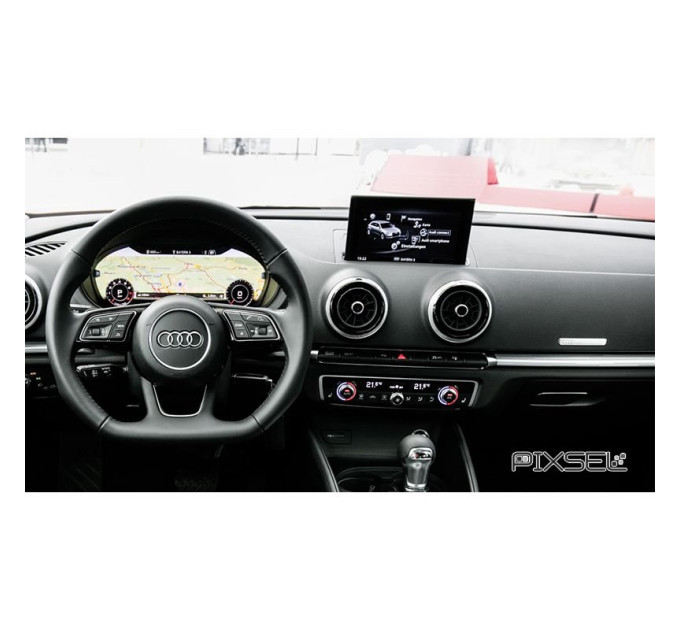 Захисне скло на монітор Audi A3 2016-2019 (глянсове) Pixsel AUDI-1226-H