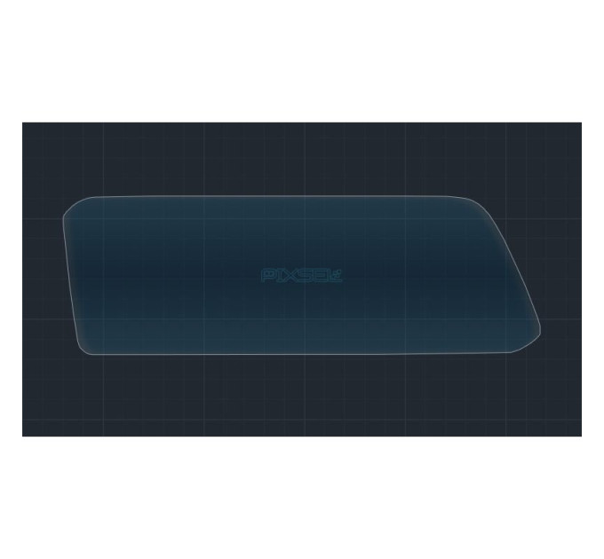 Захисне скло на монітор Mazda CX30 2018- (гартоване) Pixsel MZ-1486-T