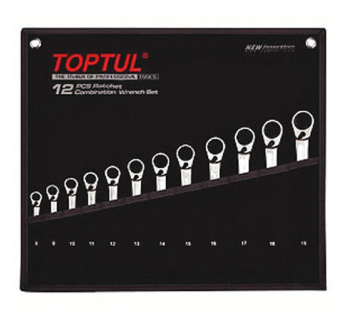 Набір ключів з тріскачкою TOPTUL GPAQ1203