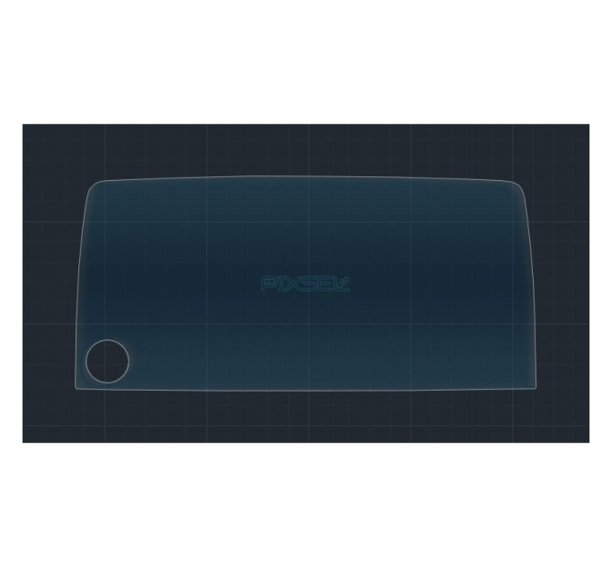Захисне скло на монітор Honda CR-V 2020- (матове) Pixsel HN-1679-M