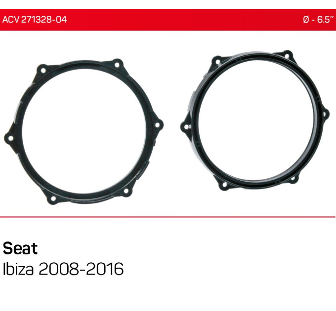 Проставки під динаміки ACV 271328-04 для автомобілів Seat Ibiza