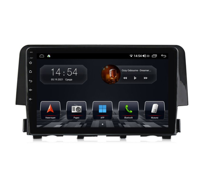 Штатна магнітола Abyss Audio QS-9161 для Honda CIVIC 2016-2018