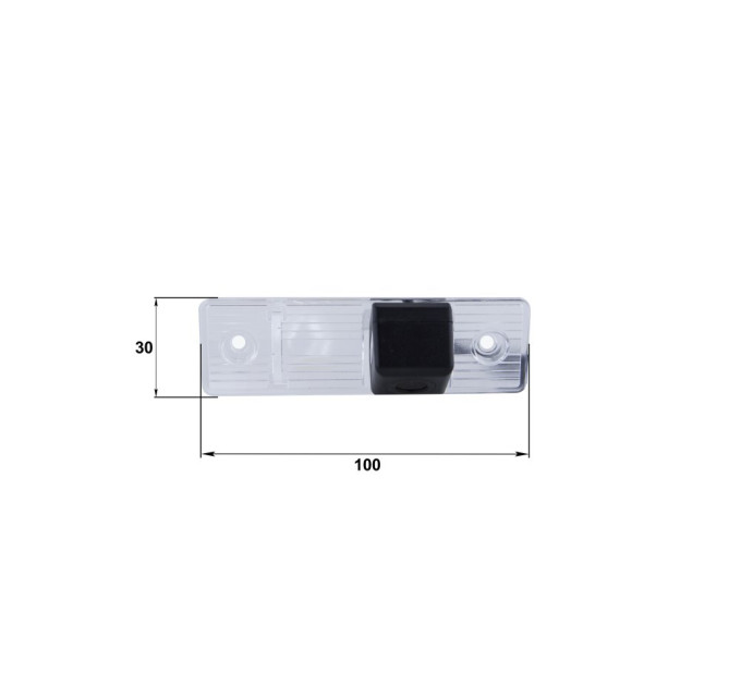 Штатна камера заднього огляду Falcon HS8021-XCCD Chevrolet Lacetti, Captiva, Cruze, Epica, Aveo