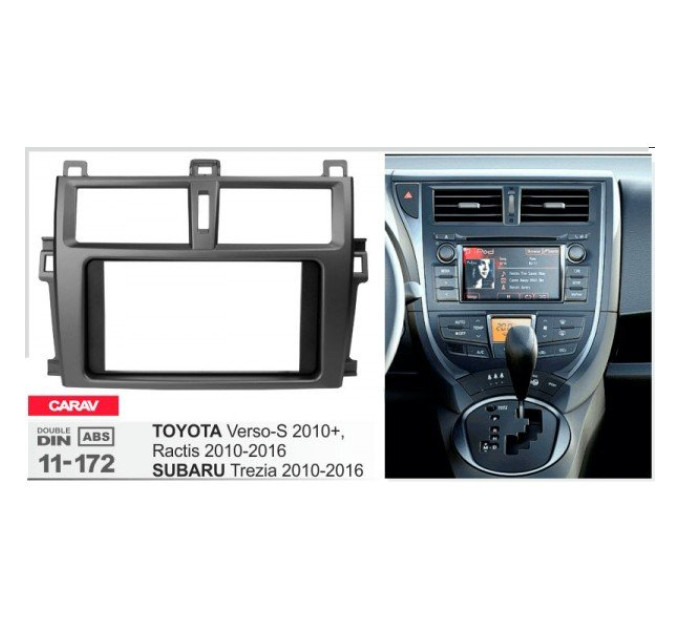 Перехідна рамка Toyota Verso-S, Subaru Trezia Carav 11-172