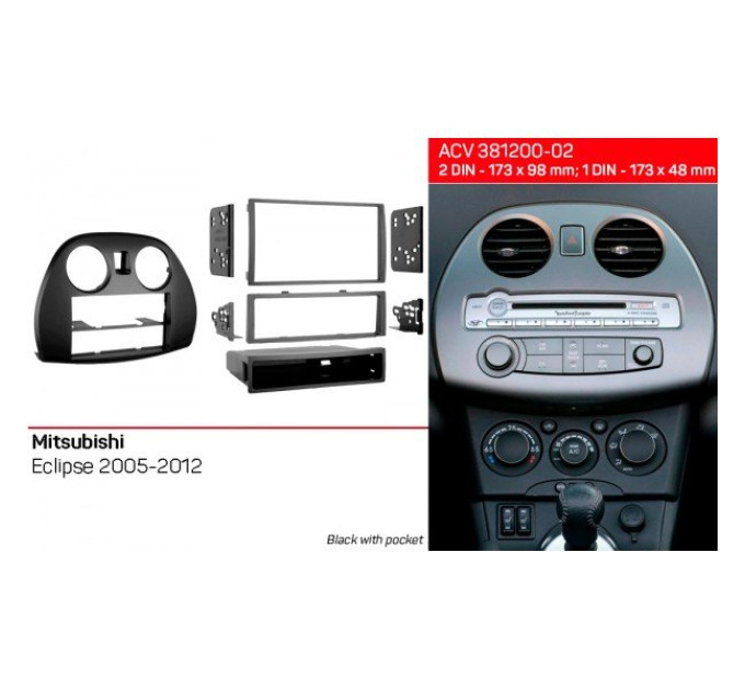 Перехідна рамка Mitsubishi Eclipse ACV 381200-02