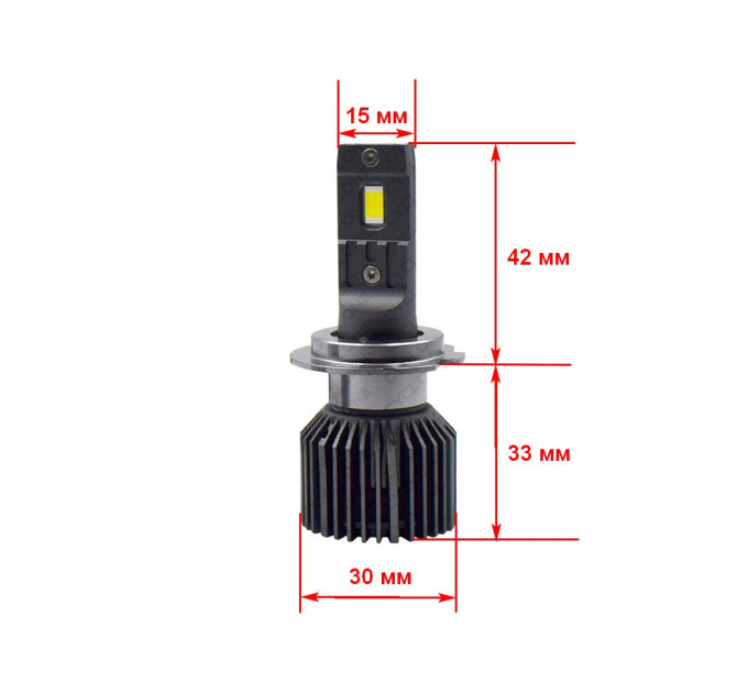 Світлодіодні лампи Cyclone LED H7 6000K type 45