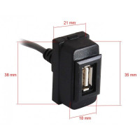USB роз'єм Mitsubishi Carav 17-007