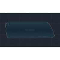 Захисне скло на монітор Mazda 3 2019- (гартоване) Pixsel MZ-1266-T