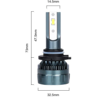 Світлодіодні лампи DriveX ME-03 HB4 (9006) 6000K LED