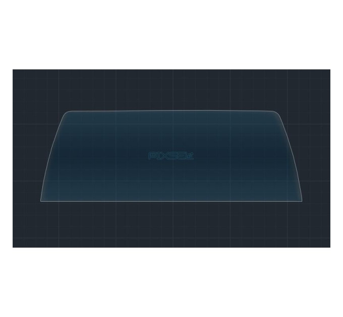Захисне скло на монітор BMW 4 / M4 2016-2019 (F32, F33, F36) (матове) Pixsel BMW-4493-M