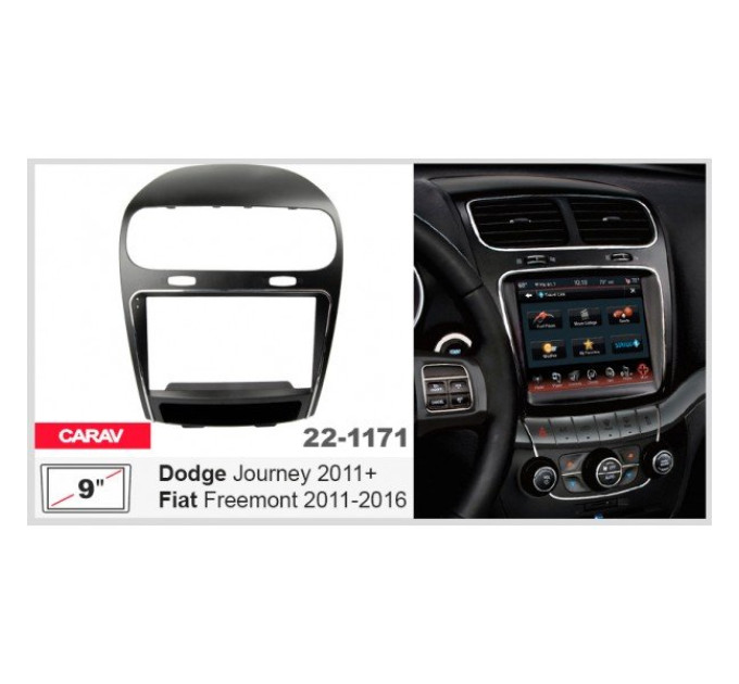 Перехідна рамка Dodge Journey, Fiat Freemont Carav 22-1171