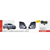 Протитуманні фари Vitol TY-422C-W Toyota Corolla 2010-13 ел.проводка