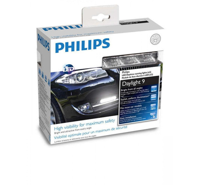 Світлодіодна фара PHILIPS 12831WLEDX1 LED 6000К 9 диодов